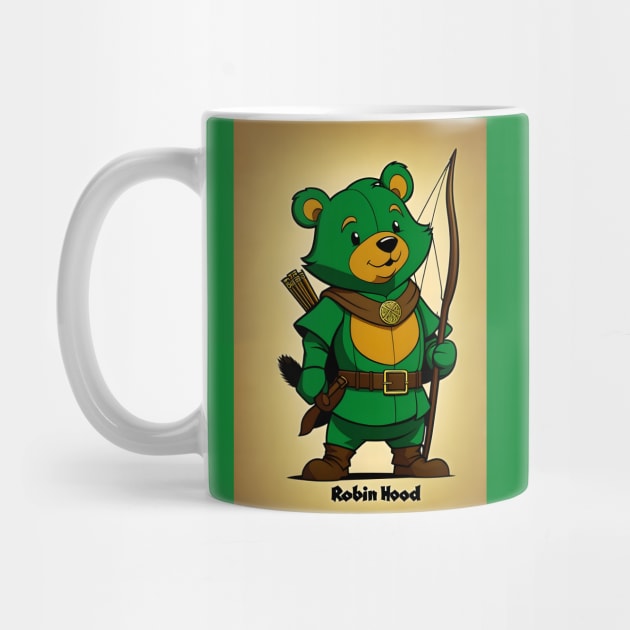 Adventurous Archer: Robin Hood Bear by AlexBRD